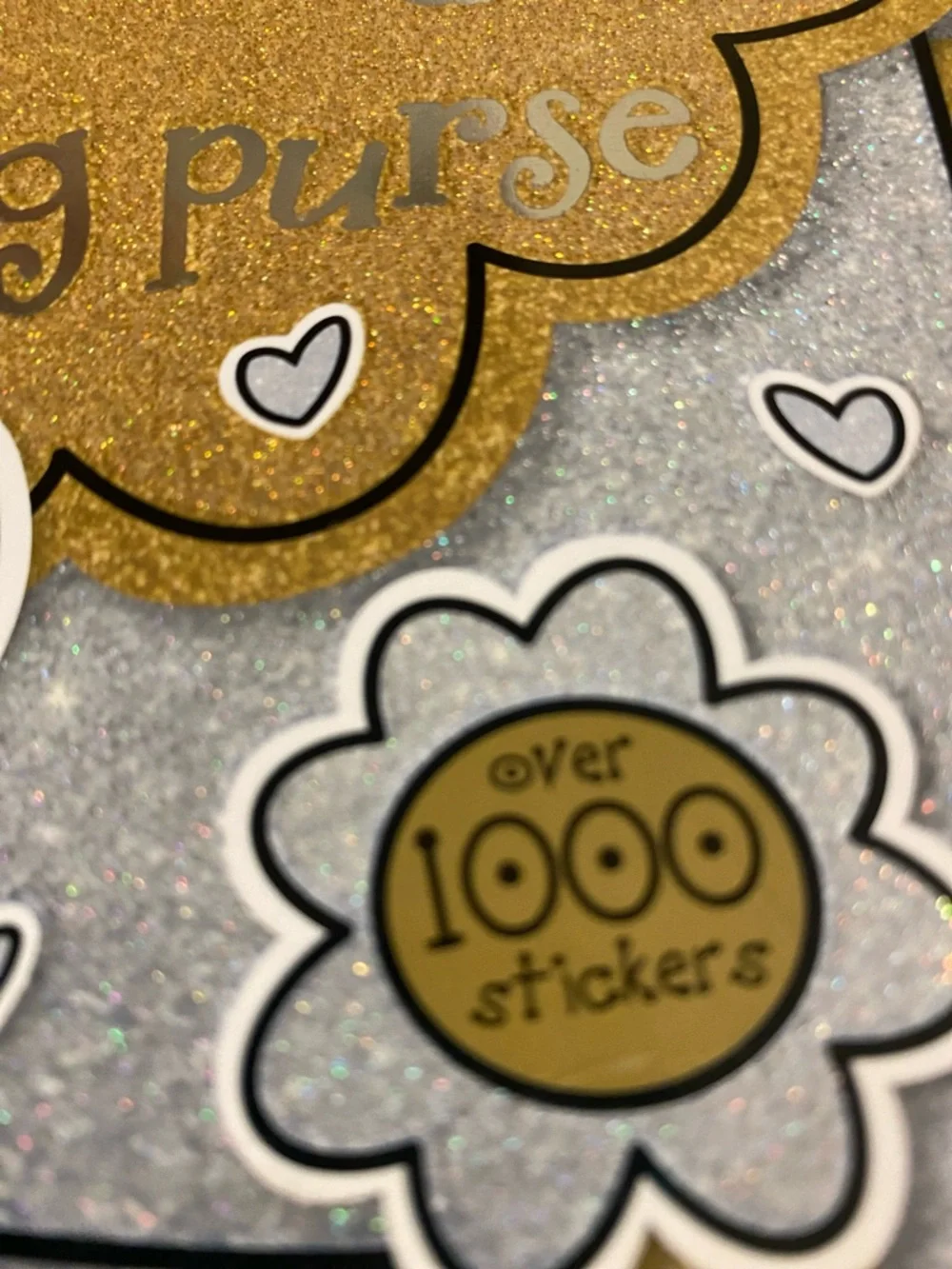 Sparkly Sticker and Doodling Purse Coloring Book.
